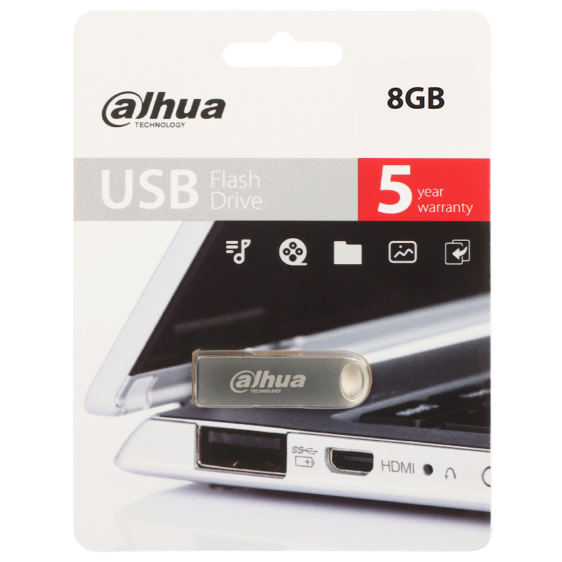 Memorie USB U106 de 8 GB cu interfață USB 2.0 Dahua PLYFD8GU106