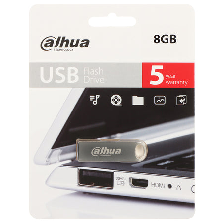 Memorie USB U106 de 8 GB cu interfață USB 2.0 Dahua PLYFD8GU106