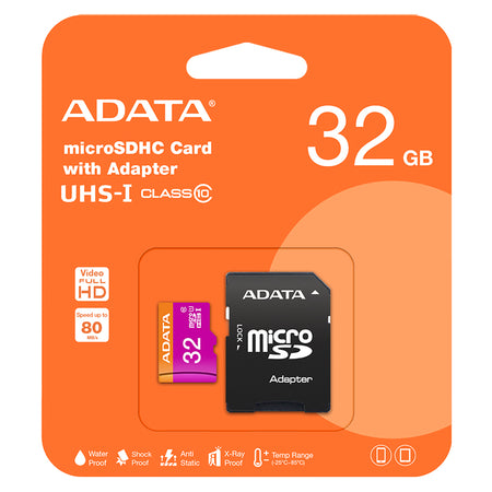 Card de memorie microSD de 32 GB Clasa 10 Adata PLYMSD32GAD10