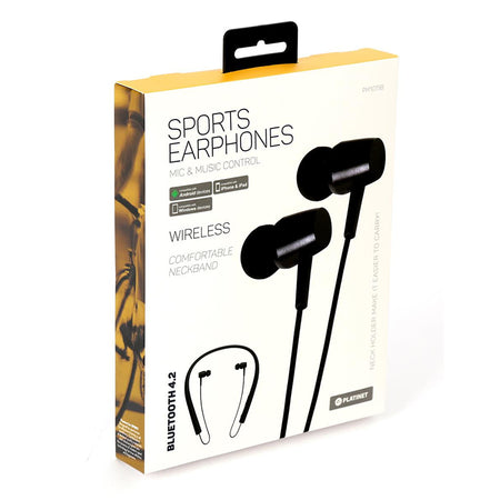 Căști in-ear Bluetooth V4.2 cu microfon Platinet PM1073B