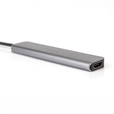 Hub USB-C 7 în 1 cu HDMI 4K și încărcare PD 100 W din aluminiu Platinet PMH9997B