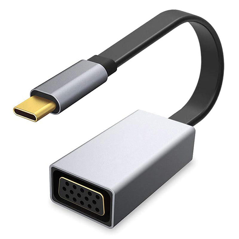 Adaptor USB-C la VGA mamă cu rezoluție 1080p la 60 Hz Platinet PMMA9089