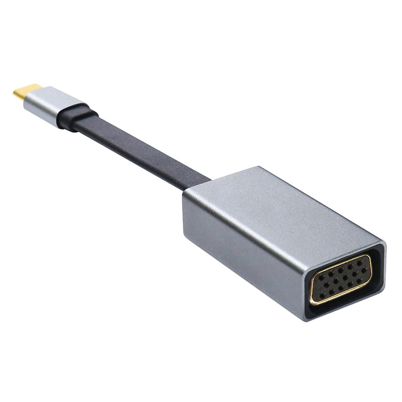 Adaptor USB-C la VGA mamă cu rezoluție 1080p la 60 Hz Platinet PMMA9089