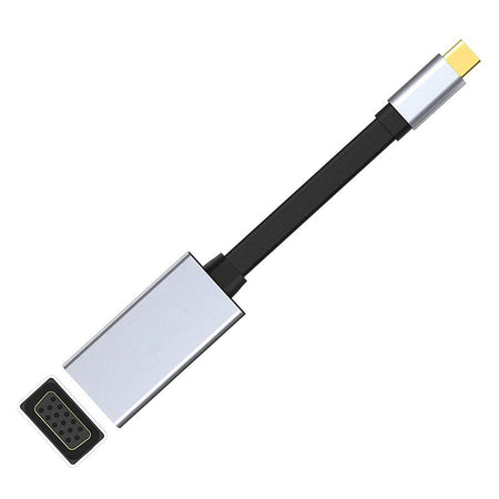 Adaptor USB-C la VGA mamă cu rezoluție 1080p la 60 Hz Platinet PMMA9089