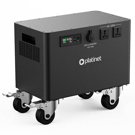 Power station portabil 3 kWh, baterie LiFePO4, invertor AC, MPPT solar Platinet PMPS3000