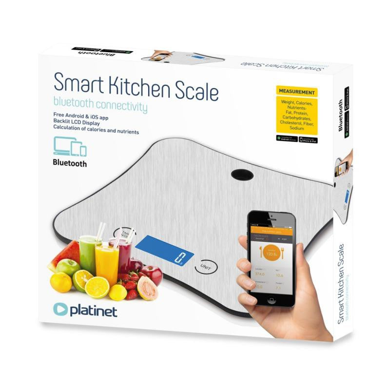 Cântar inteligent de bucătărie cu Bluetooth și capacitate de 5 kg Platinet PNKS18