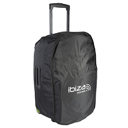 Husă boxă 15 inchi cu buzunar lateral, poliester - Ibiza Sound PORT-BAG15