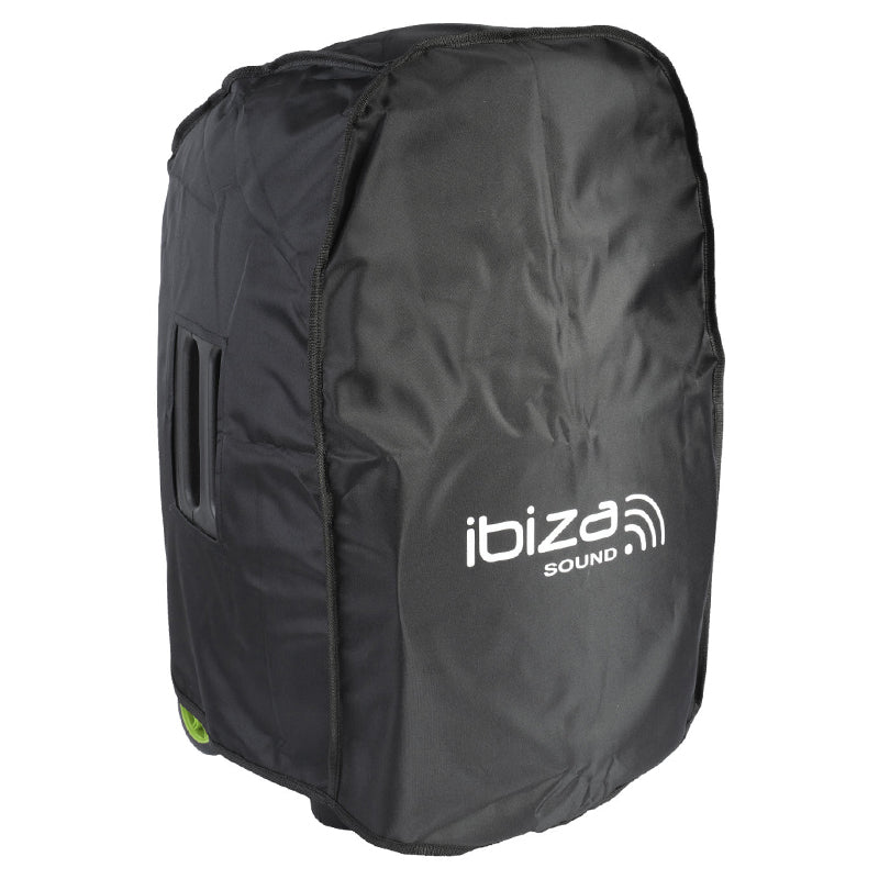 Husă boxă 15 inchi cu buzunar lateral, poliester - Ibiza Sound PORT-BAG15