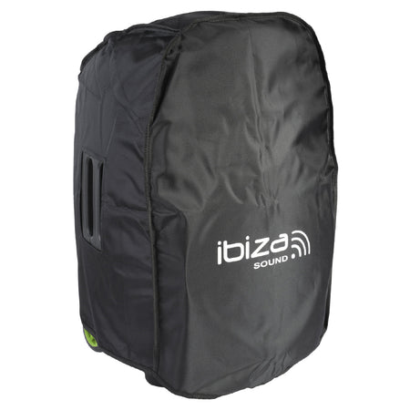 Husă boxă 15 inchi cu buzunar lateral, poliester - Ibiza Sound PORT-BAG15