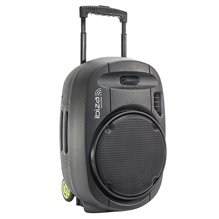 Boxă portabilă 12 inch 350 W RMS, Bluetooth, USB, microfon fără fir - Ibiza Sound PORT12VHFMKII