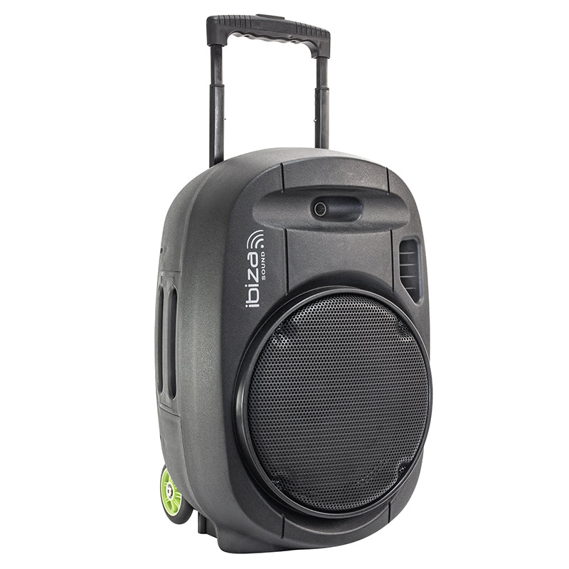 Boxă portabilă 12 inch 350 W RMS, Bluetooth, USB, microfon fără fir - Ibiza Sound PORT12VHFMKII