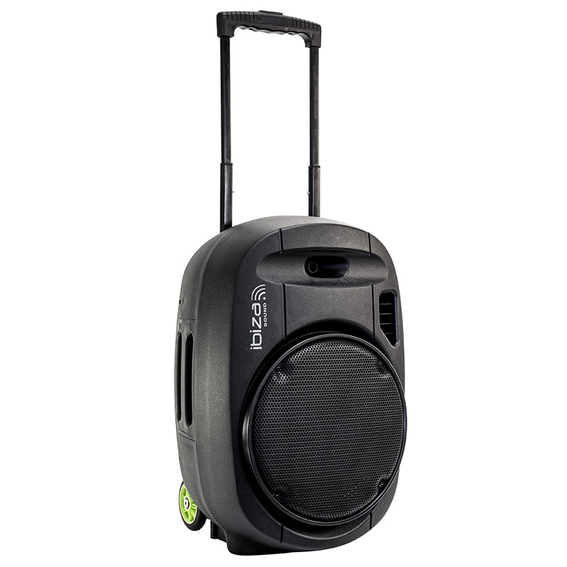 Boxă portabilă 12 inch 350 W RMS, Bluetooth, USB, microfon fără fir - Ibiza Sound PORT12VHFMKII