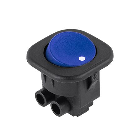Întrerupător îngropat rotund ON-OFF albastru RS101 3 A / 230 V AC PRK0009C