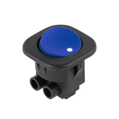 Întrerupător îngropat rotund ON-OFF albastru RS101 3 A / 230 V AC PRK0009C