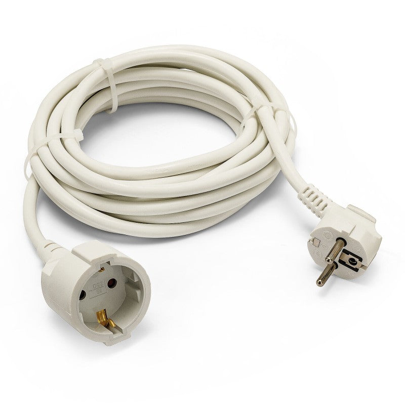 Prelungitor alb de 10 m la 16 A cu cablu 3G1,5 mm² Velamp PRO16A-DE-10