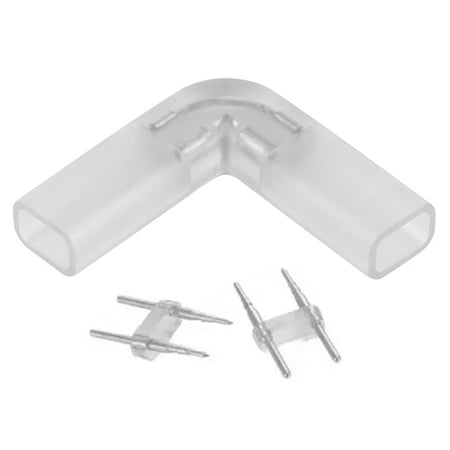 Conector în formă de L pentru bandă LED flexibilă de 8 mm PS-883