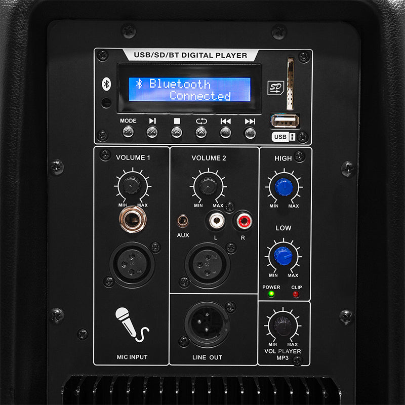 Boxa Activa 12''/30cm 140w Rms Cu Bt/fm/tws/usb/sd