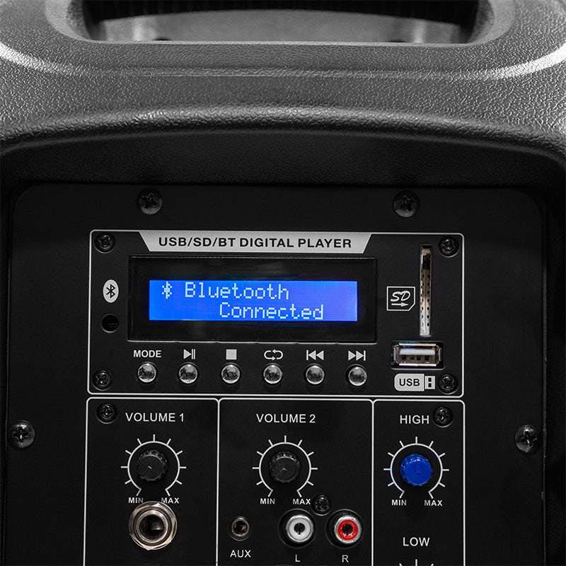 Boxa Activa 12''/30cm 140w Rms Cu Bt/fm/tws/usb/sd