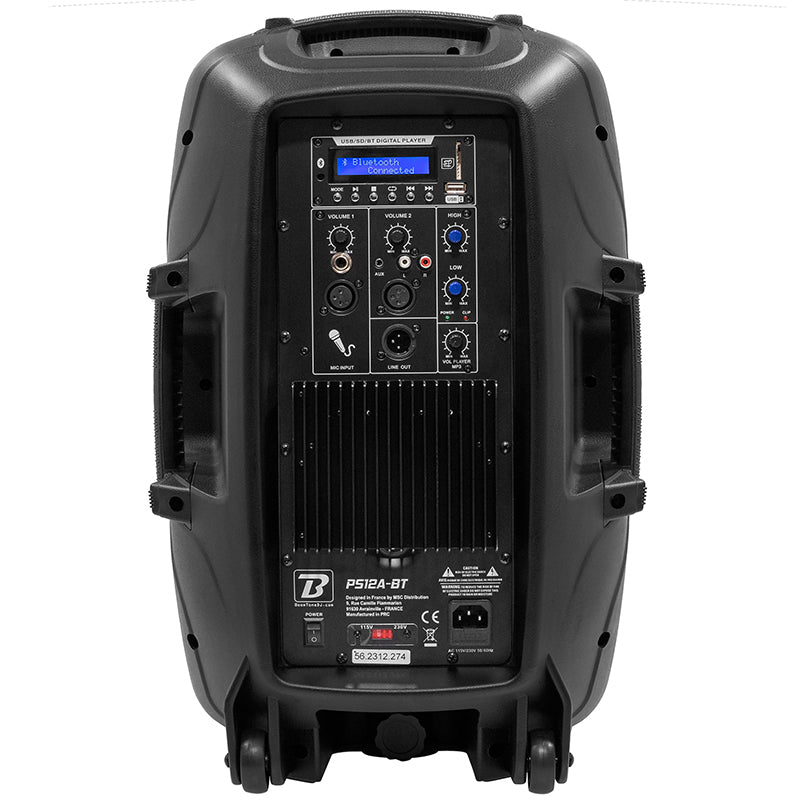 Boxa Activa 12''/30cm 140w Rms Cu Bt/fm/tws/usb/sd