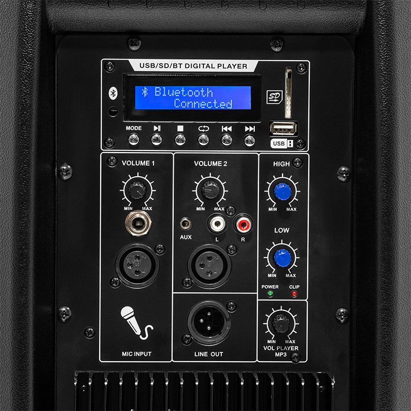 Boxă activă 15 inch 200 W Bluetooth, USB, SD, FM BoomTone DJ PS15A-BT