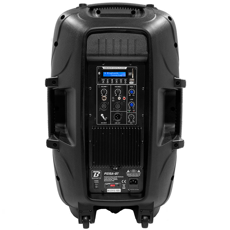 Boxă activă 15 inch 200 W Bluetooth, USB, SD, FM BoomTone DJ PS15A-BT