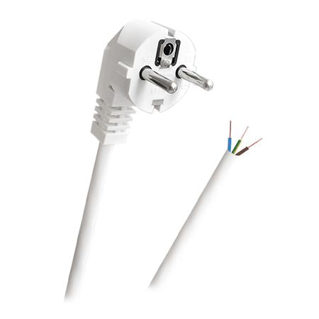 Cablu electric cu ștecher și capăt dezizolat 3 × 1 mm² de 3 m PS3X1-3