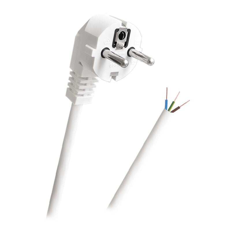 Cablu electric cu ștecher și capăt dezizolat 3 × 1 mm² de 3 m PS3X1-3