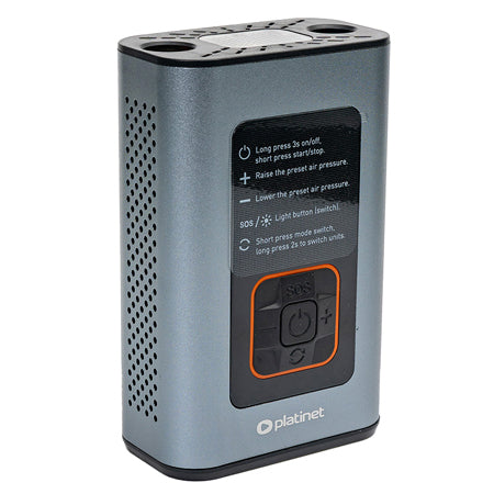 Compresor auto portabil cu presiune 10 bar și acumulator 4000 mAh Platinet PTC22