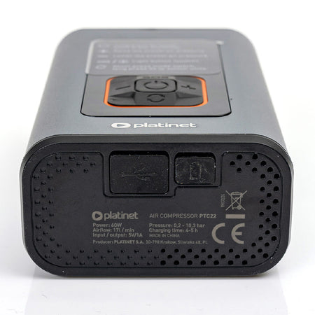 Compresor auto portabil cu presiune 10 bar și acumulator 4000 mAh Platinet PTC22