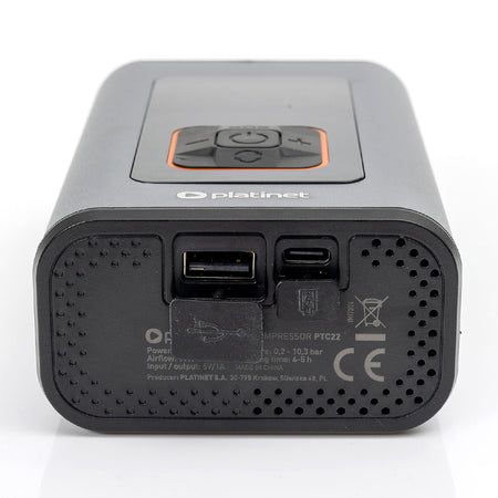 Compresor auto portabil cu presiune 10 bar și acumulator 4000 mAh Platinet PTC22
