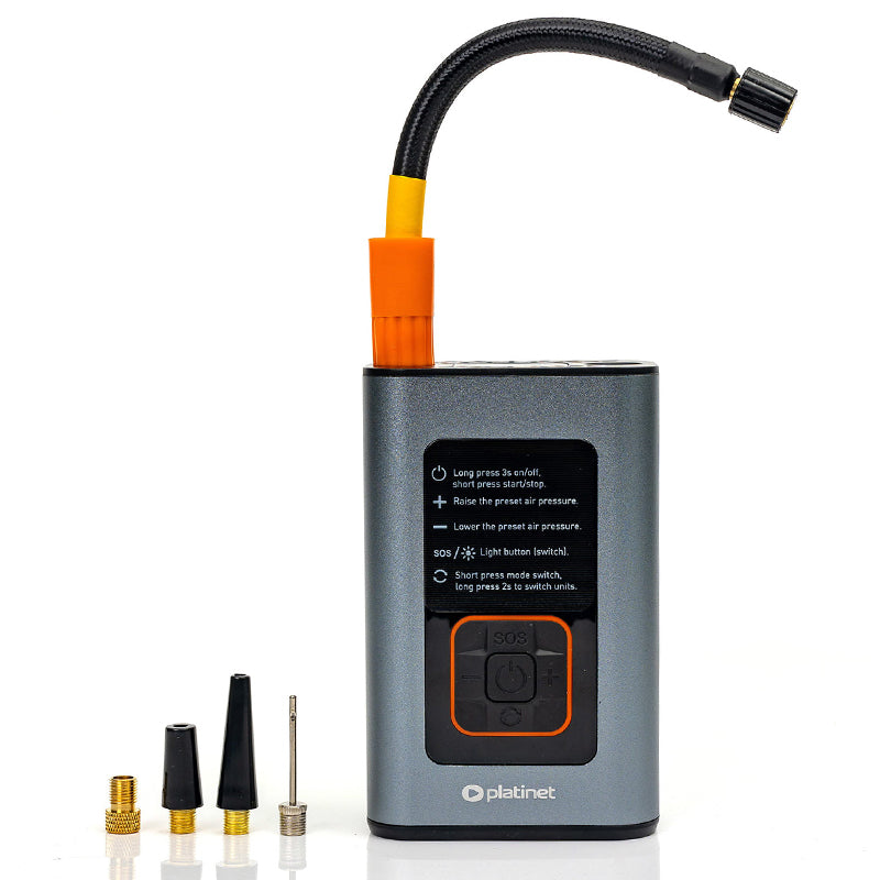 Compresor auto portabil cu presiune 10 bar și acumulator 4000 mAh Platinet PTC22