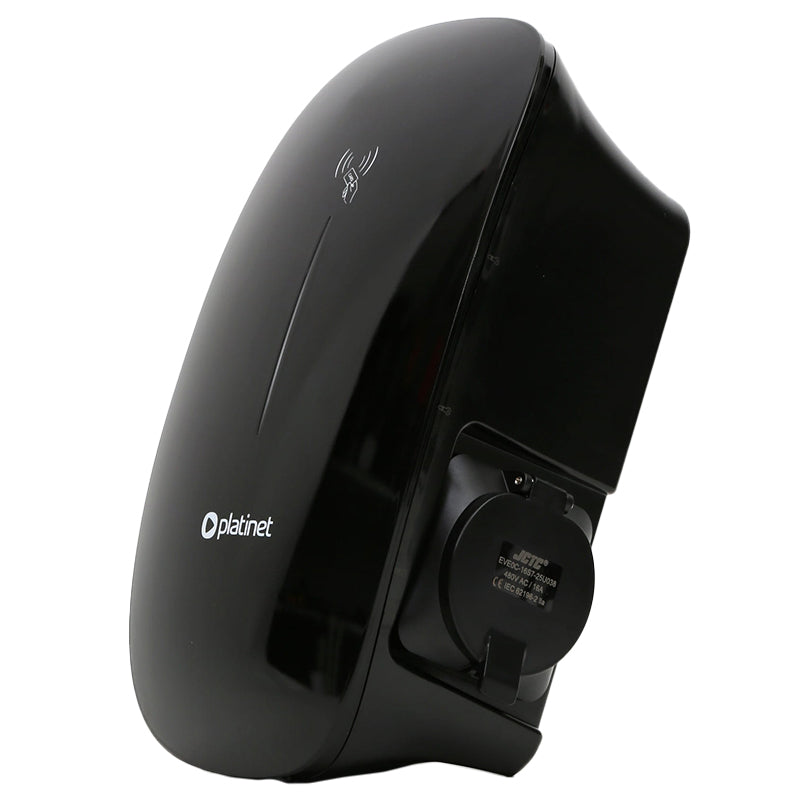 Stație de încărcare EV wallbox AC 11 kW cu cablu Type 2 de 7 m și Wi-Fi Platinet PWBS11KW