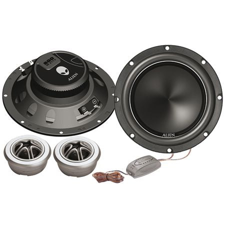 Set difuzoare auto Alien de 16,5 cm și 120 W cu tweetere și filtre Peiying PY-BG620