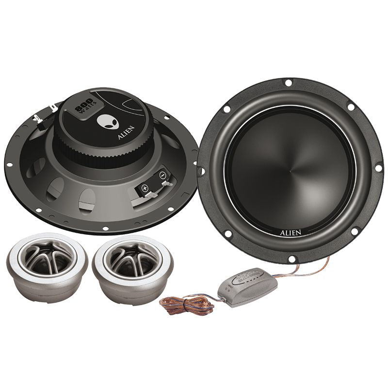 Set difuzoare auto Alien de 16,5 cm și 120 W cu tweetere și filtre Peiying PY-BG620