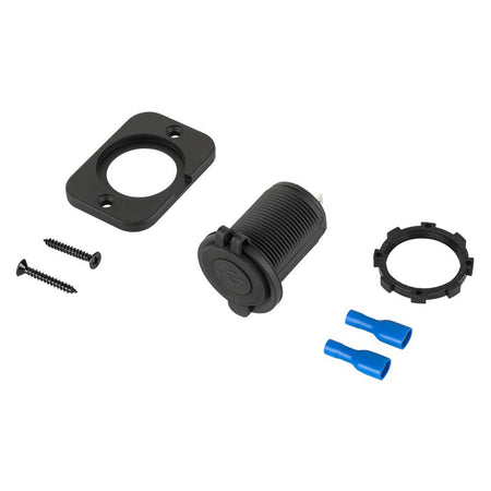 Priză auto montabilă cu 2 porturi USB 5 V pentru 12-24 V Peiying PY-CHR0001
