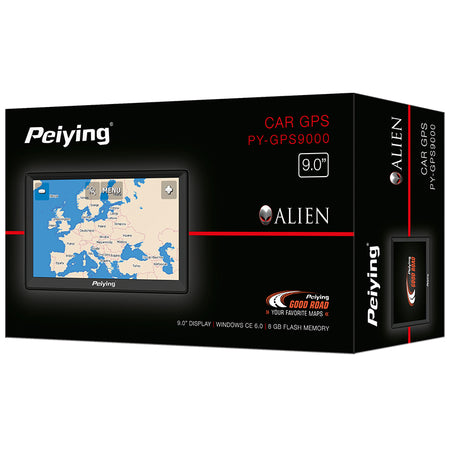 Sistem de navigație GPS cu ecran tactil și memorie flash de 8 GB Peiying PY-GPS9000.1