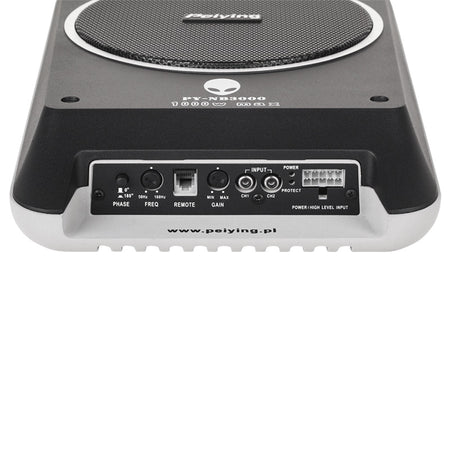 Subwoofer activ auto cu amplificator încorporat, putere maximă 200 W și impedanță 4 Ohmi Peiying PY-NB3000
