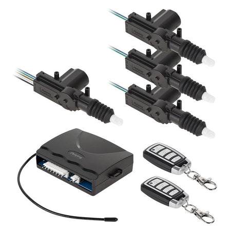 Închidere centralizată 1+3 cu telecomandă, alimentare DC 12 V, distanță până la 50 m - Peiying PY0100