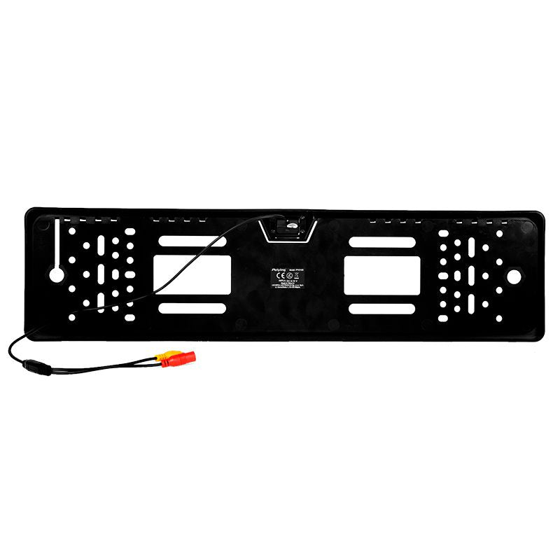 Cameră marșarier în ramă plăcuță înmatriculare cu unghi 140° și protecție IP67 Peiying PY0105