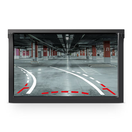 Cameră marșarier în ramă plăcuță înmatriculare cu unghi 140° și protecție IP67 Peiying PY0105