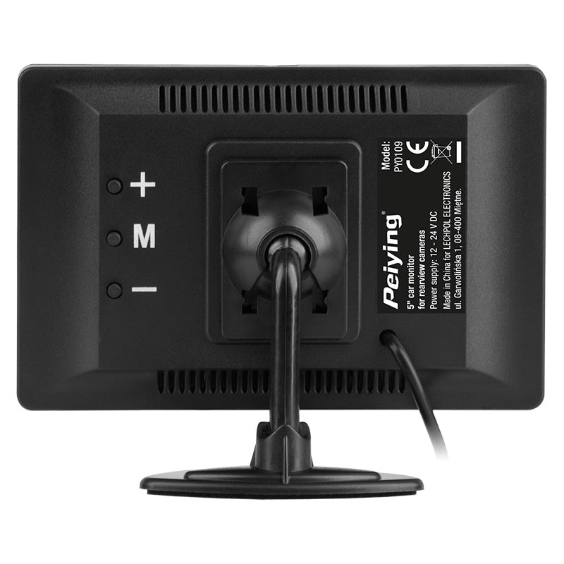 Monitor auto TFT de 5 inch cu 2 intrări video Peiying PY0109
