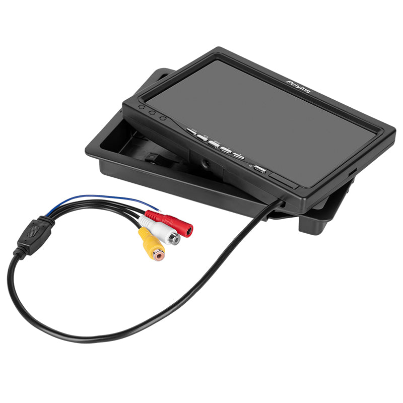 Monitor auto TFT de 7 inch cu 2 intrări video Peiying PY0110
