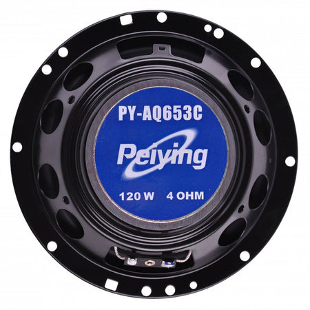 Set difuzoare auto de 6,5 inch cu putere maximă de 120 W Peiying PYAQ653C