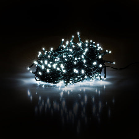 Șir de iluminat festiv cu 200 de LED-uri alb rece de 20 m cu temporizator Retlux R-RXL210