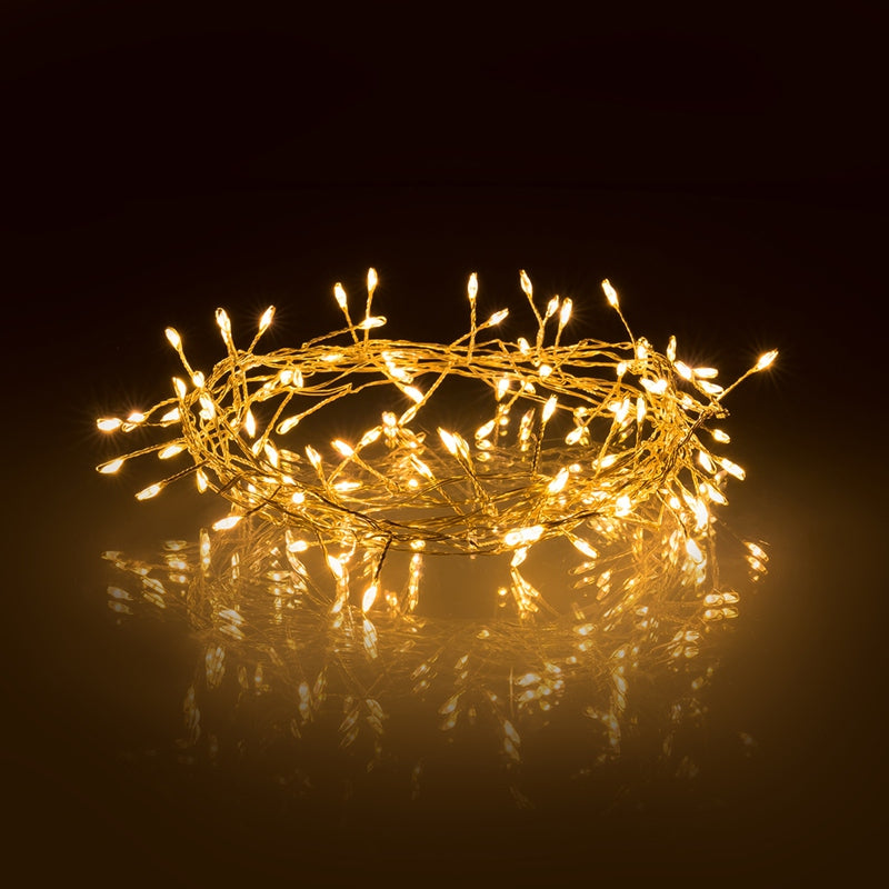 Șir de iluminat festiv cu 100 mini LED-uri alb cald și timer Retlux R-RXL275