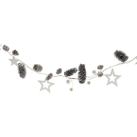 Ghirlandă luminoasă decorativă albă cu lumină alb cald de 2,2 m Retlux R-RXL355
