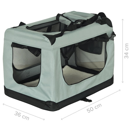 Geantă de transport animale pliabilă cu ventilație din plasă de 50 × 34 × 36 cm Rebel RA-1301