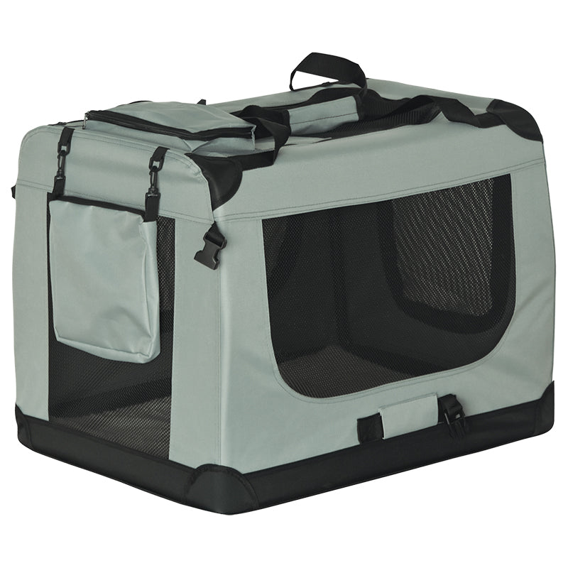 Geantă de transport animale pliabilă cu pereți din plasă 60 × 42 × 42 cm Rebel RA-1302
