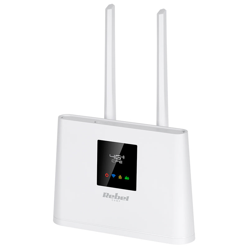 Router 4G LTE cu Wi-Fi, microSIM, 10 utilizatori, Rebel RB-0702