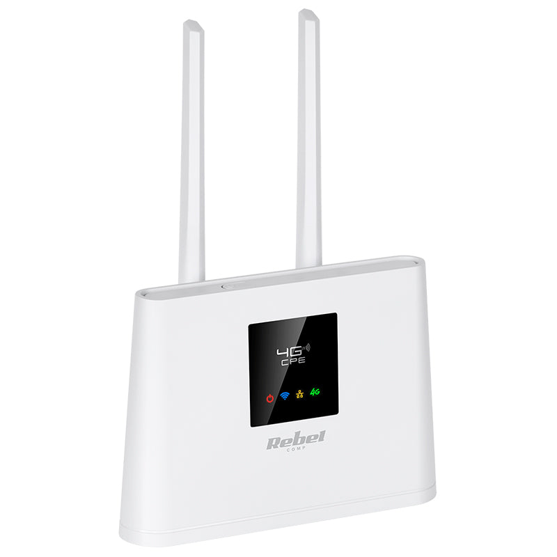 Router 4G LTE cu Wi-Fi, microSIM, 10 utilizatori, Rebel RB-0702